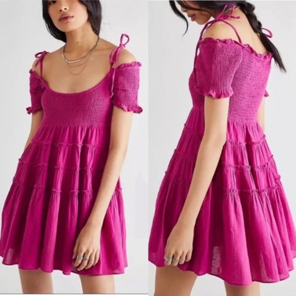 Free People Pink Mini Dress